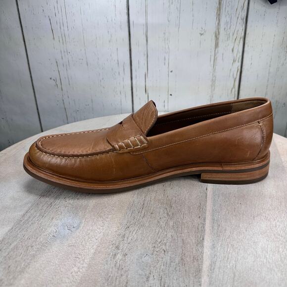 Johnston & Murphy Mens Loafers Size 10.5 Brown Slip On Tru Foam Slip On Shoe New - Picture 3 of 14